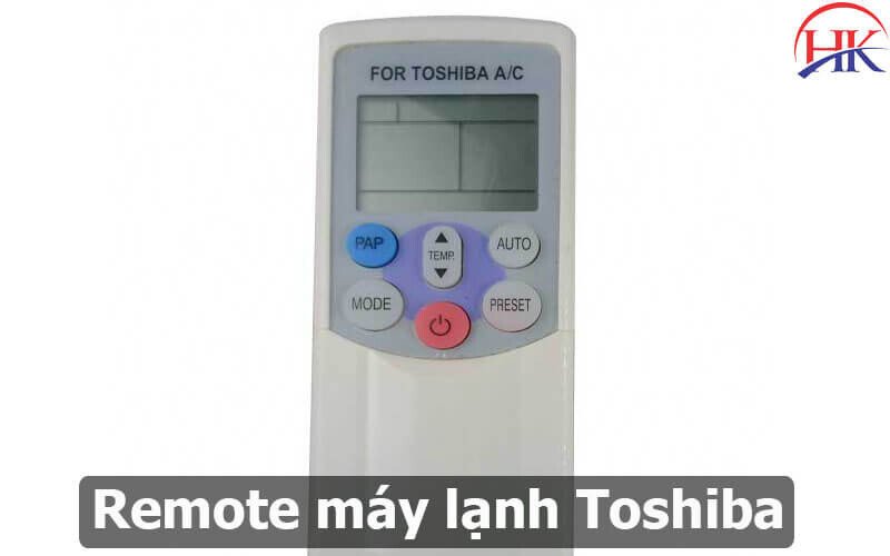 Hình ảnh minh họa remote điều khiển máy lạnh Toshiba