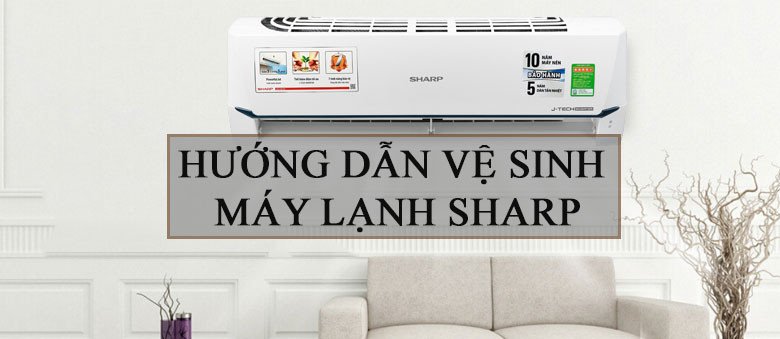 Hình ảnh minh họa tần suất vệ sinh máy lạnh Sharp định kỳ