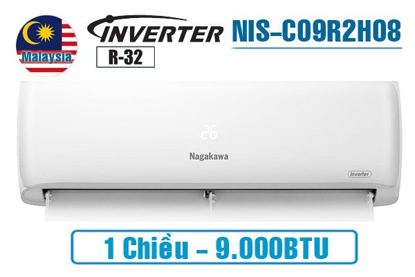 Hình ảnh một mẫu điều hòa Nagakawa Inverter tiết kiệm điện