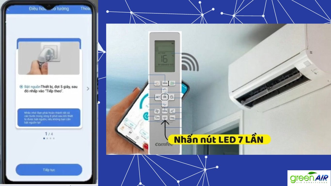 Hướng dẫn kích hoạt chế độ AP trên điều hòa Comfee