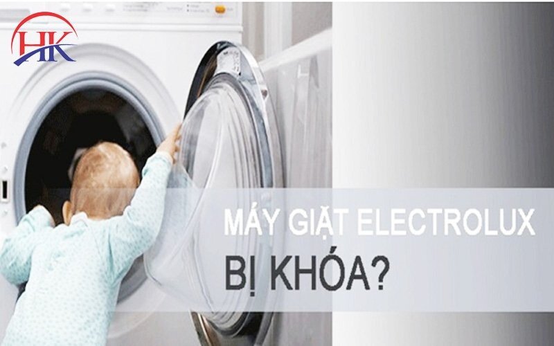 khóa an toàn máy giặt Electrolux bảo vệ trẻ nhỏ khỏi nguy hiểm