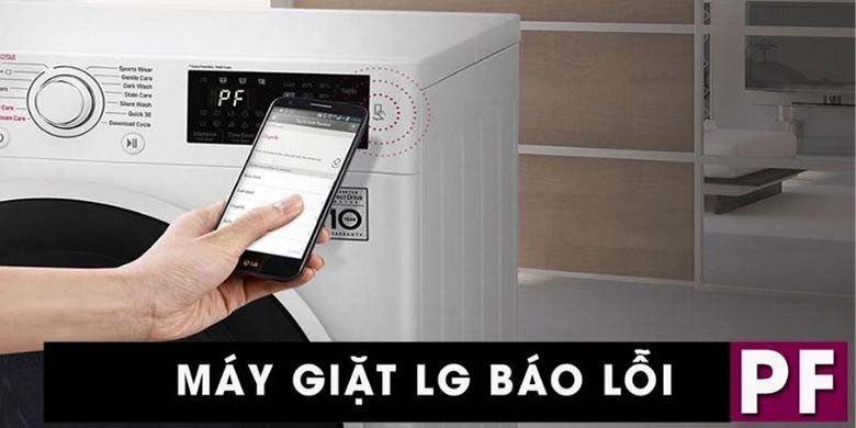 Kiểm tra kết nối điện là bước đầu khắc phục lỗi PF máy giặt LG