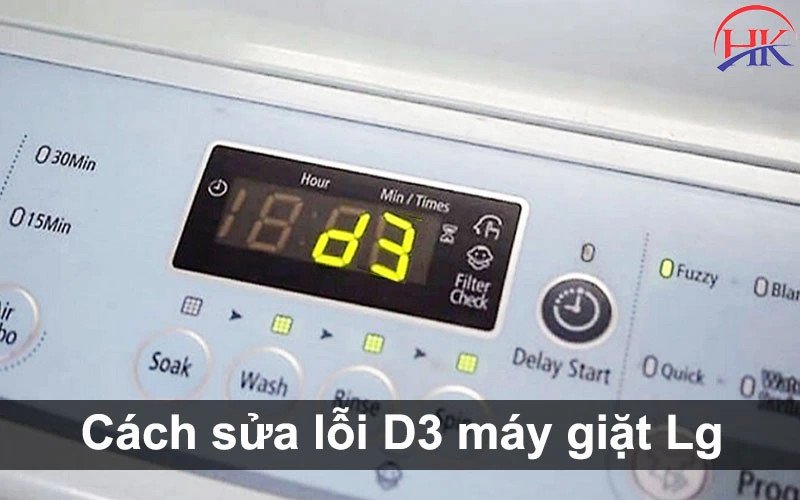 Kiểm tra khóa cửa và mạch điện khi máy giặt LG gặp lỗi D3