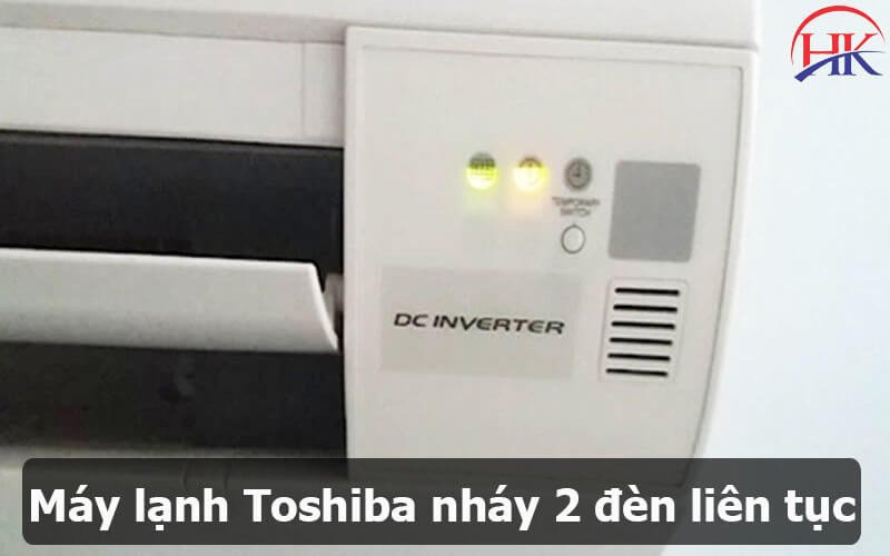 Kiểm tra linh kiện khi máy lạnh Toshiba nháy 2 đèn