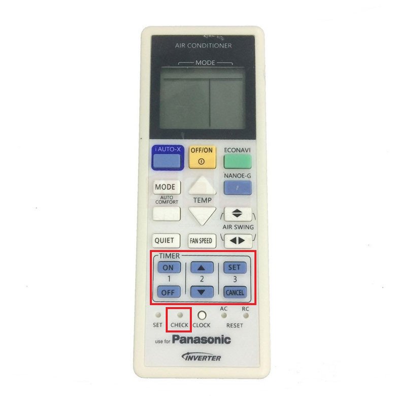 Kiểm tra lỗi H23 điều hoà Panasonic bằng remote