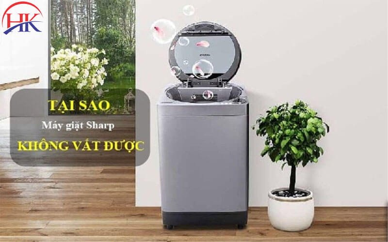 Kiểm tra lỗi không vắt trên máy giặt Sharp tại nhà