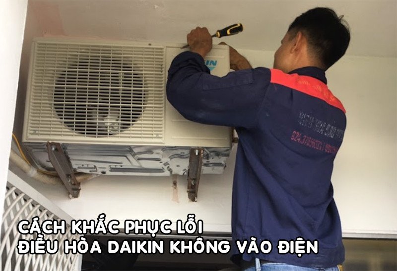 Kiểm tra nguồn điện khắc phục lỗi điều hòa Daikin không vào điện