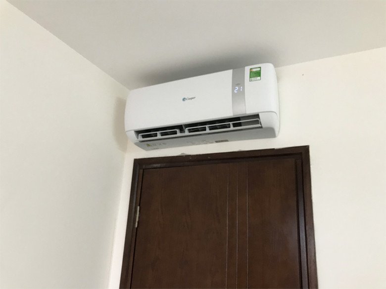 Kiểu dáng dàn lạnh điều hòa Casper với tông màu trắng