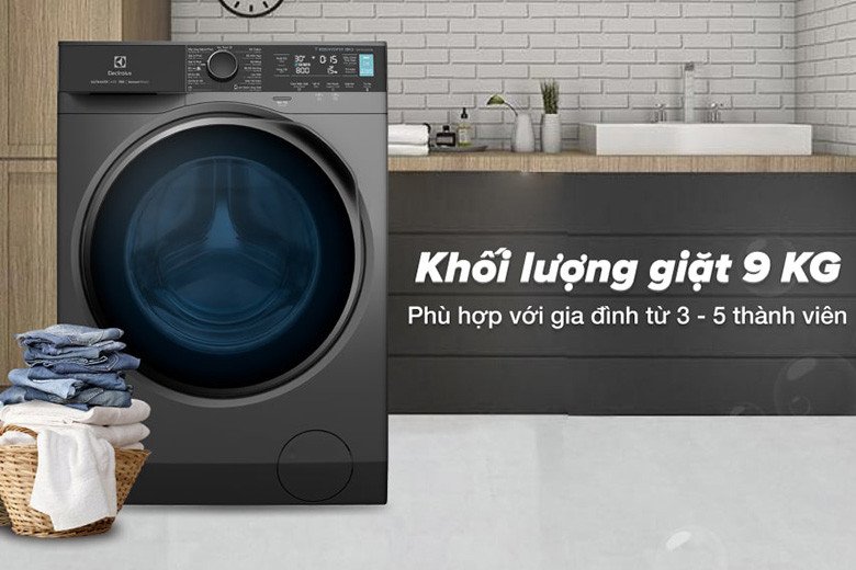 Lồng giặt 9kg của máy giặt Electrolux EWF9042R7SB