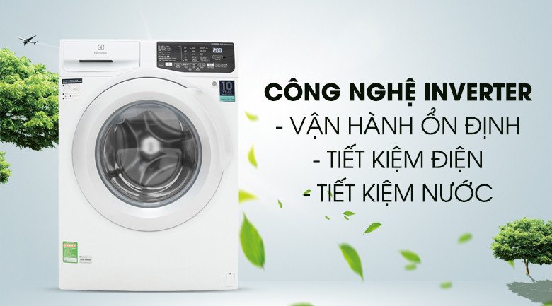 Lồng giặt HIVE hình tổ ong bên trong máy giặt Electrolux 8kg