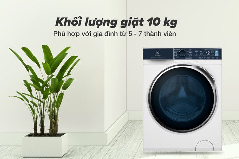 Lồng giặt rộng rãi của máy giặt Electrolux 10kg EWF1042Q7WB