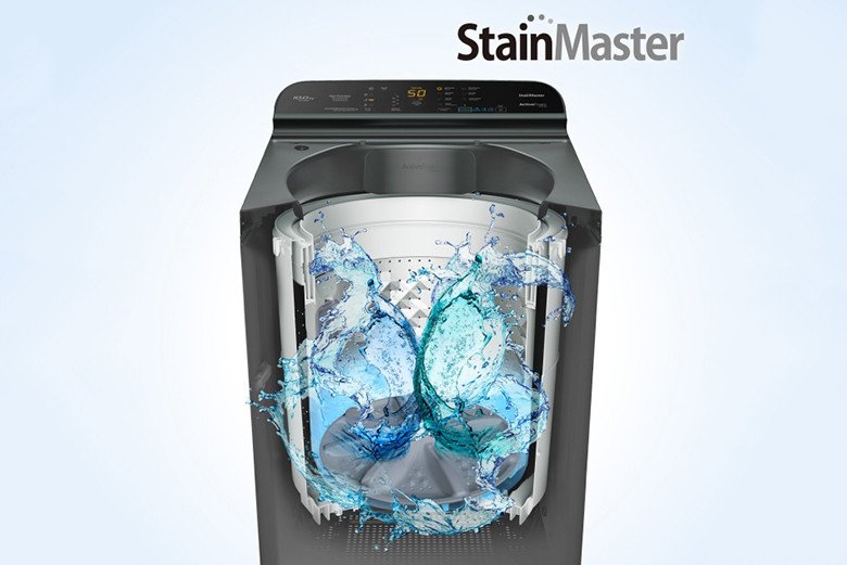 Mâm giặt Active Wave - Máy giặt Panasonic 10 kg NA-F100A9DRV lồng đứng