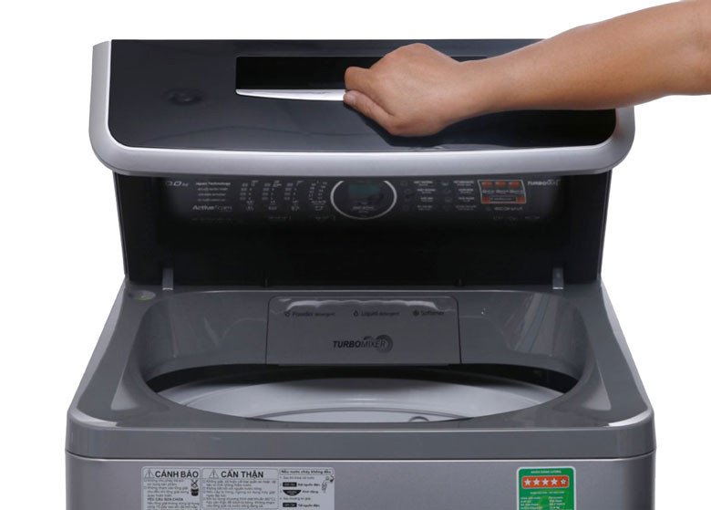 Màn hình hiển thị lỗi H27 trên máy giặt Panasonic