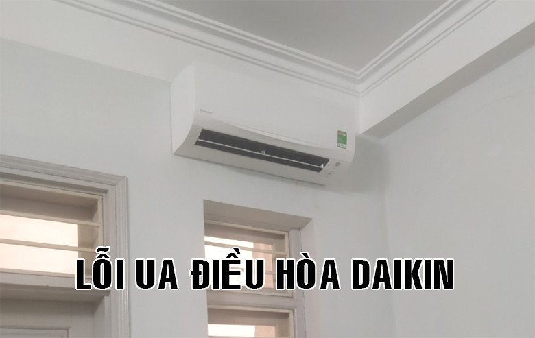 Màn hình hiển thị mã lỗi UA điều hòa Daikin khi gặp sự cố