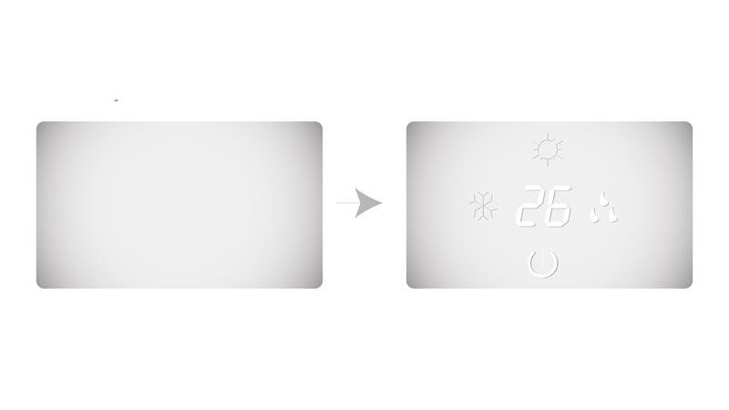 Màn hình LED ẩn trên dàn lạnh điều hòa Gree 18000BTU