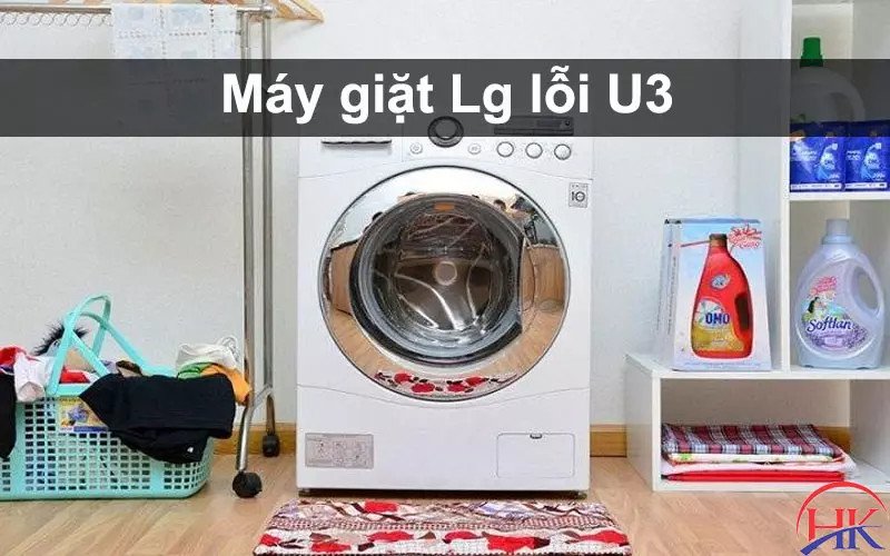 Màn hình máy giặt LG hiển thị mã báo lỗi U3