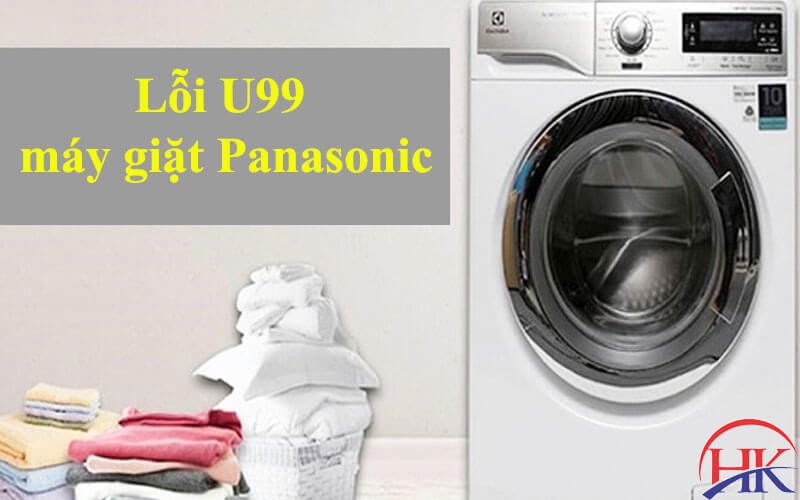 Màn hình máy giặt Panasonic hiển thị mã lỗi U99 trên màn hình