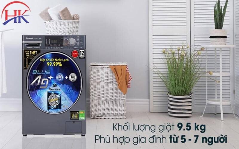Mẫu máy giặt Panasonic hiện đại trong gia đình