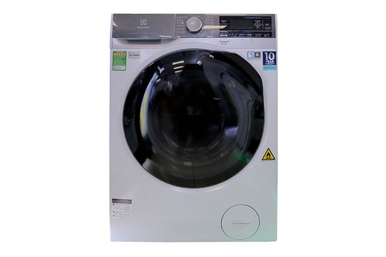 Mẫu máy giặt sấy Electrolux Inverter 10kg lồng ngang với thiết kế hiện đại.