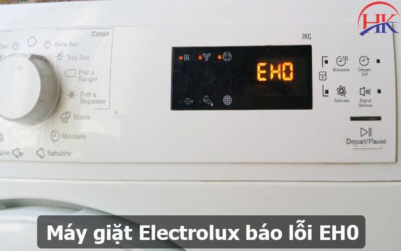 Máy giặt Electrolux báo lỗi EHO và cách nhận biết dấu hiệu