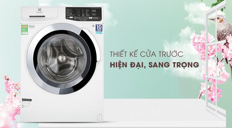 Máy giặt Electrolux cửa trước tích hợp nhiều chương trình giặt