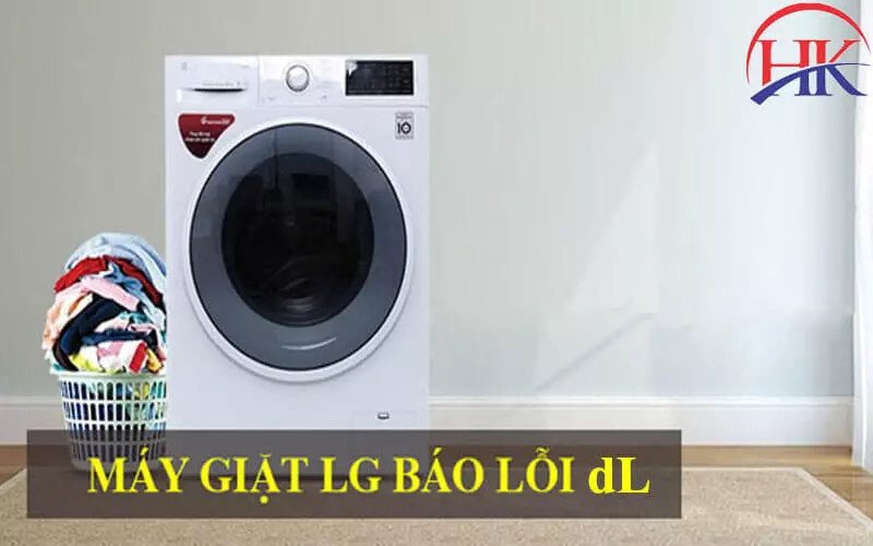 Máy giặt LG hiển thị mã lỗi DL trên màn hình hiển thị