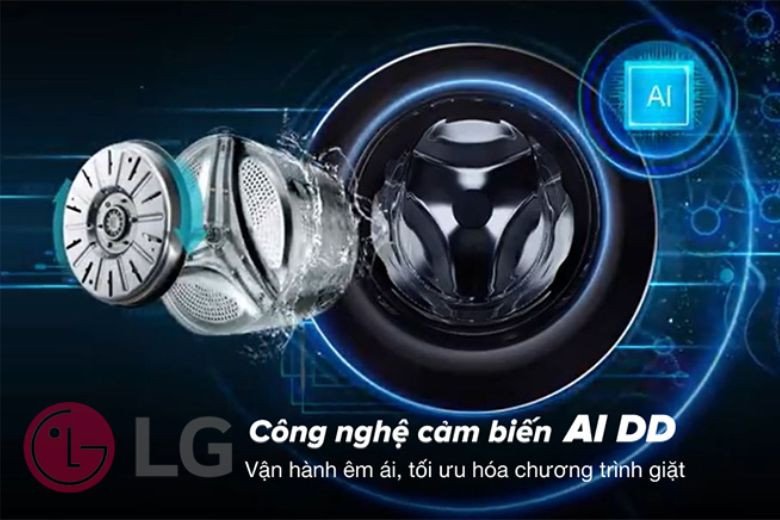Máy giặt LG TV2725SV9J tích hợp công nghệ AI DD™