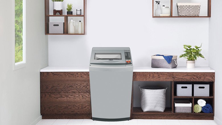 Máy giặt lồng đứng Aqua AQW-S72CT(H2) màu xám bạc