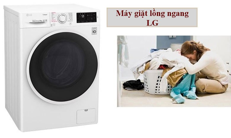 Máy giặt lồng ngang LG với công nghệ giặt hiện đại