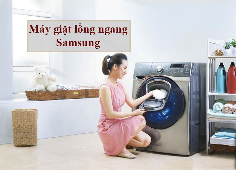 Máy giặt lồng ngang Samsung với công nghệ độc quyền và thiết kế hiện đại