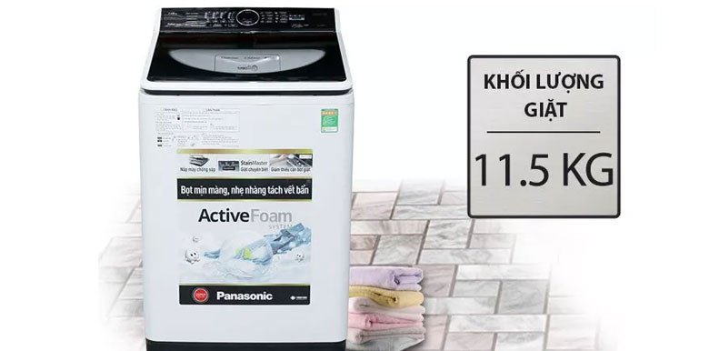 Máy giặt Panasonic với đa dạng khối lượng giặt phù hợp gia đình