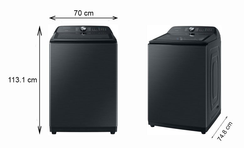 Máy giặt Samsung WA23A8377GV/SV lồng đứng kích thước lớn
