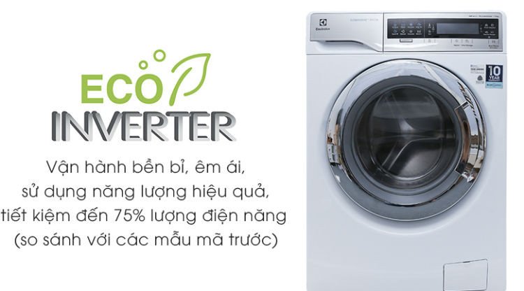 Máy giặt sấy Electrolux EWW14113 với thiết kế tổng thể hài hòa