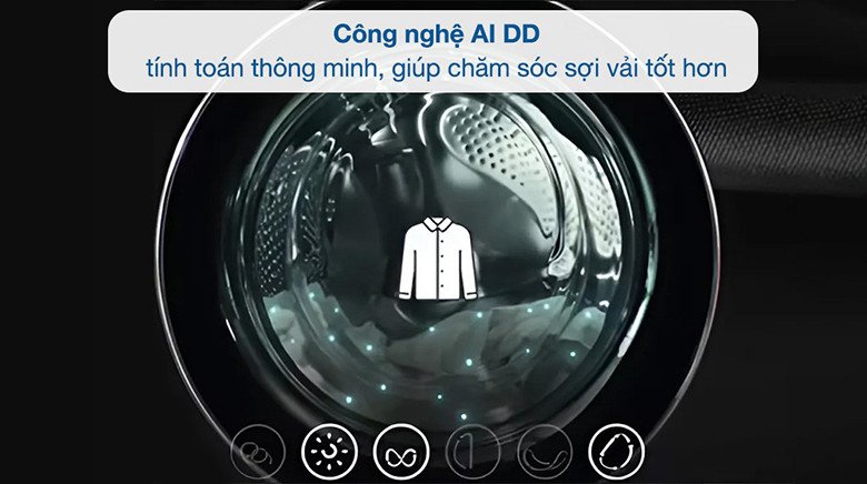 Máy giặt sấy LG WashTower WT1410NHEG tích hợp công nghệ AI DD