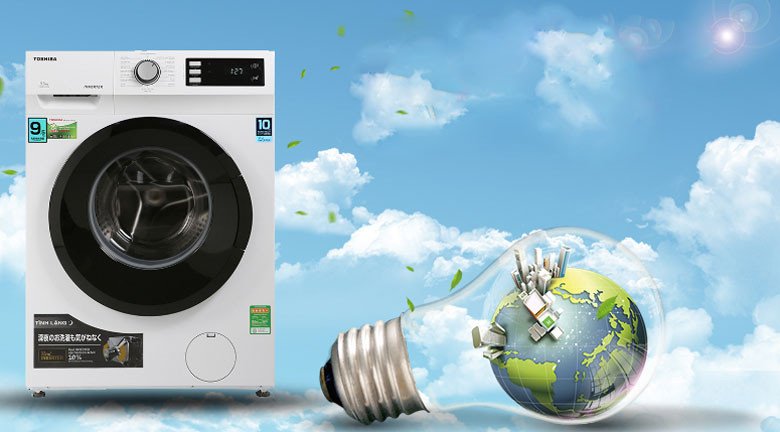 Máy giặt Toshiba bền bỉ từ thương hiệu Nhật Bản