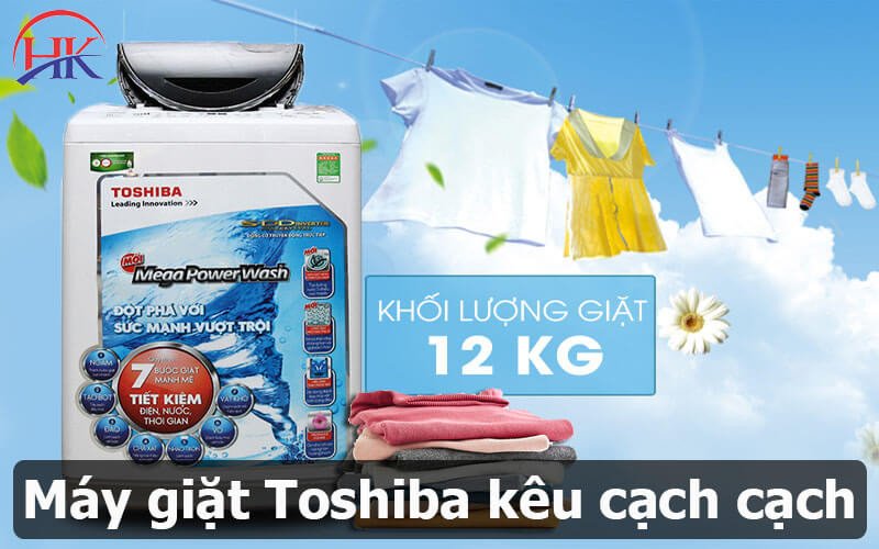 Máy giặt Toshiba hoạt động bình thường không có tiếng kêu lạ
