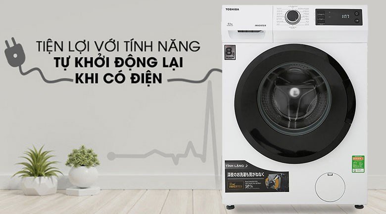 Máy giặt Toshiba TW-BH95S2V(WK) với tính năng thông minh