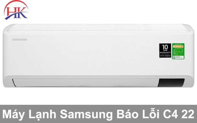 Máy lạnh Samsung hiển thị mã lỗi C4 trên màn hình