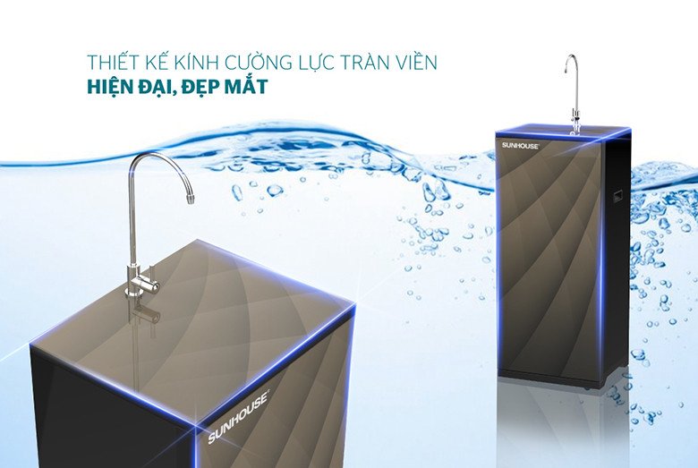 Máy lọc nước RO Sunhouse SHA8818K với 8 lõi lọc