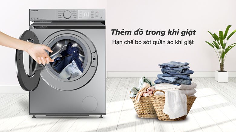 Minh họa tính năng thêm đồ giặt Add Item tiện lợi