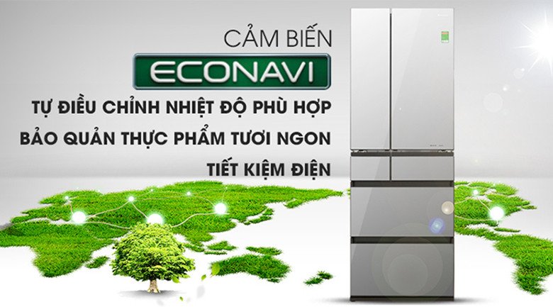 Nên mua tủ lạnh hãng nào tiết kiệm điện - cảm biến Econavi