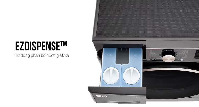 Ngăn đựng nước giặt/xả tự động ezDispense™ của máy giặt LG FV1414S3BA