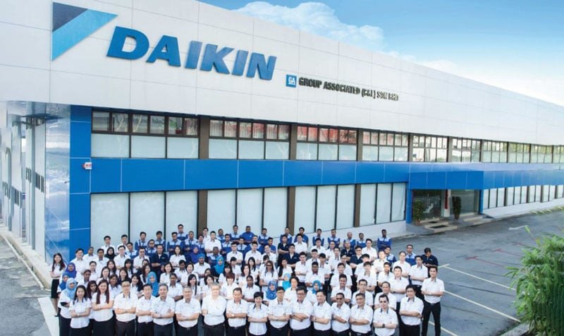 Nhà máy sản xuất điều hòa Daikin tại châu Á