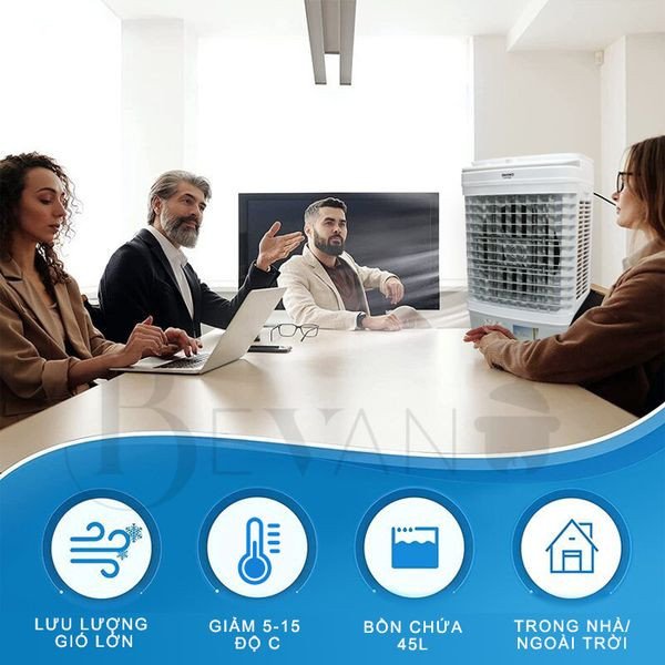 Quạt điều hòa không khí QS-618 làm mát bằng tấm Cooling Pad