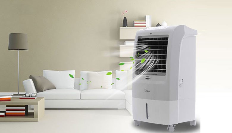 Quạt điều hòa sử dụng hơi nước làm mát không khí