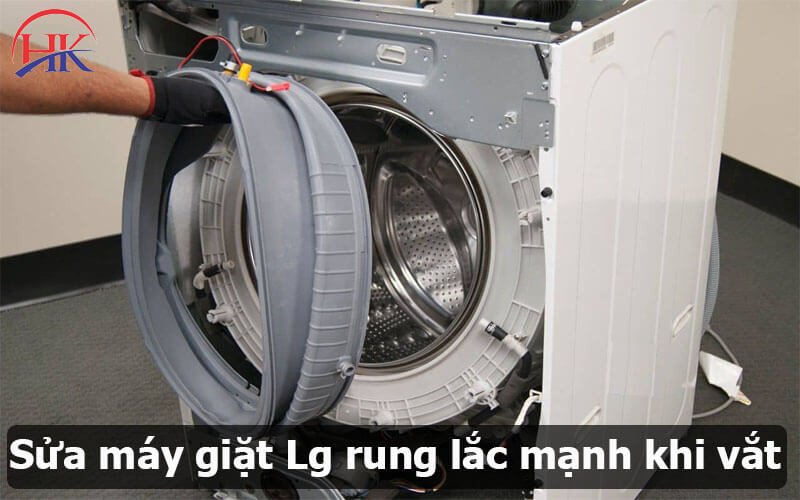 Quy trình kiểm tra và sửa chữa máy giặt LG bị rung lắc