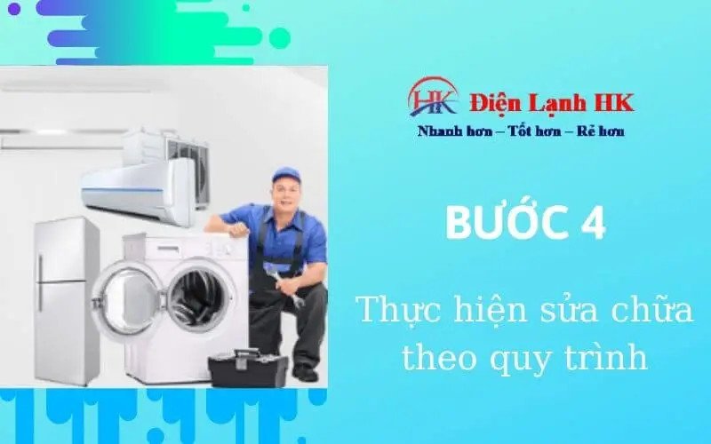 Quy trình sửa chữa Điện Lạnh HK
