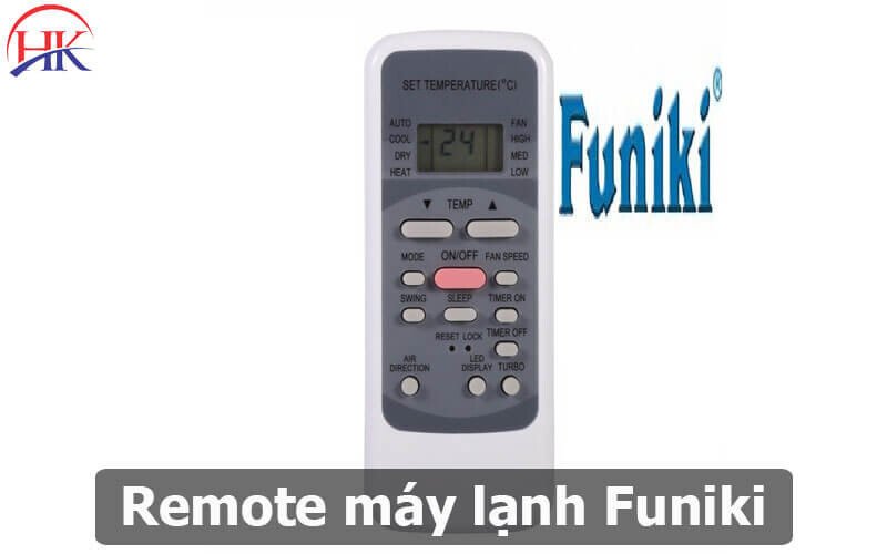 Remote máy lạnh Funiki đời mới