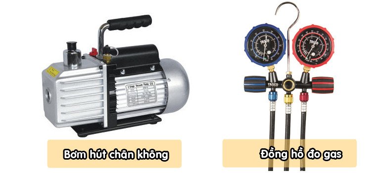 Thiết bị máy hút chân không chuyên dụng cho việc lắp đặt điều hòa