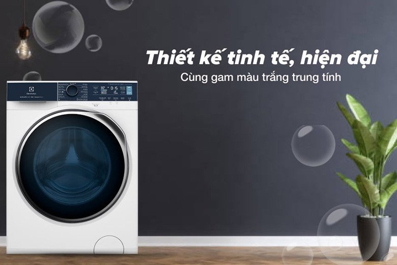 Thiết kế bảng điều khiển cảm ứng và cửa lồng giặt của Electrolux EWF1042Q7WB